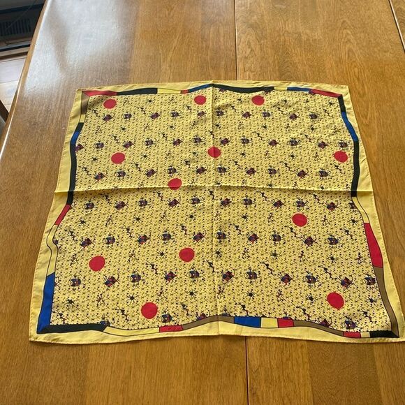 Vintage Art Collection Rein Seide scarf - Picture 1 of 4